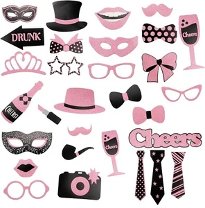 Foto Requisiten Fotobox Accessoires Photo Booth Party Props Deko Hochzeit Geburt - Bild 1 von 6