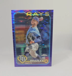 2024 Topps Chrome Purple - /275 Taj Bradley - Picture 1 of 2