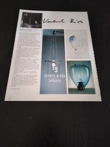 1987 UMBERTO RIVA BAROVIER TOSO LAMPADAFRANCO RAGGI LIBRERIA DESIGN AD PUBBLICIT - Foto 1 di 2