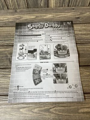 Spin Master Soggy Doggy Manual de instrucciones Pieza de repuesto 2006 Foto 1 de 2