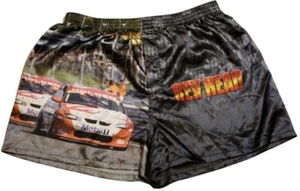 Rare satin boxer Shorts Holden ford V8 CLIPSAL 500 supercar XL 105-110cm ADL NEW - Picture 1 of 9