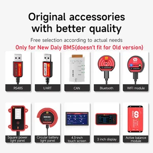Daly K/M/S New Smart BMS Bluetooth Module/Wifi Module/RS485/UART/LCD Display/NTC - Picture 1 of 17