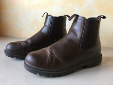 stivaletti chelsea COTTON BELT rain boot pelle marrone TAGLIA : eur  44