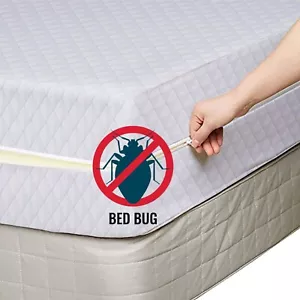 Lujo MIA Anti Chinches Cremallera Colchinche Completo Colchinche Cubierta Total - Imagen 1 de 48