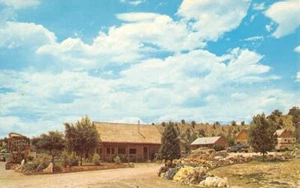 Postal FISHER'S RANCHO LODGE & ROCK SHOP Orderville, Utah Bryce Zion Roadside - Imagen 1 de 2