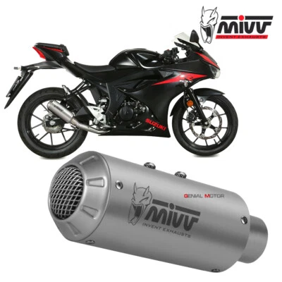 Scarico Completo MIVV MK3 Inox per SUZUKI GSX-R 125 2017 > 2020 - Immagine 1 di 4