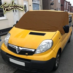 Cubierta de pantalla Vauxhall Vivaro Trafic envolvente ciega escarcha 2001-2014 marrón - Imagen 1 de 4