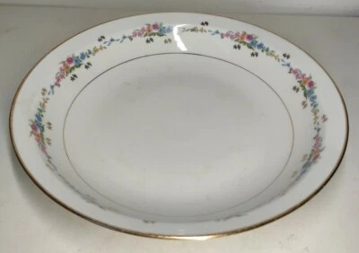 Rare Ancienne Plat en porcelaine Limoges France D 27 cm Vierzon signé - Photo 1/4