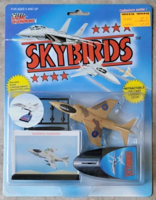 1989 Racing Champions Skybirds Royal Navy Hawker Siddeley Harrier Jump-Jet NIP - Image 1 of 4