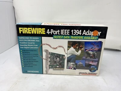 Digital Research Technologies FireWire 4 Port 1394 DRFIREWIRE - Image 1 of 4