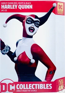 DC Collectibles HARLEY QUINN Red White & Black 7" Statue by Jae Lee - Picture 1 of 6