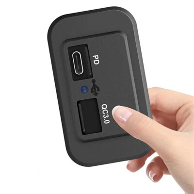 Car Cigarette Lighter Socket Dual Ports Fast Phone Charger Power Outlet Adapter - Imagem 1 de 4