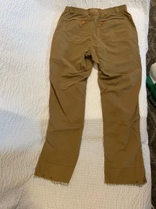Orvis Mens Outdoor Hiking Nylon Pants Size M/32 Beige - Picture 1 of 22