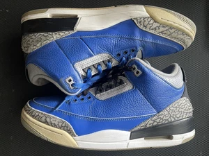 Air Jordan 3 lll Varsity Royal Retro Men Blue Sneakers 2020 CT8532-400 Size 10.5 - Picture 1 of 8