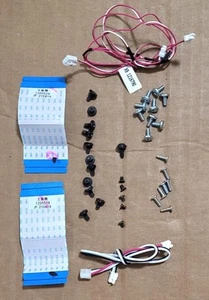 PER MODELLO TV HISENSE: 43R6E3 SET 33 VITI E 4 FILI NASTRI PIATTI - Foto 1 di 9