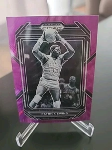 2022-23 Panini Prizm Draft Picks Purple Prizm SP Patrick Ewing #96 Hoyas Knicks - Bild 1 von 2