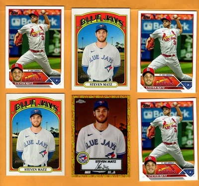 Steven Matz Baseball lot of 6 w/ORANGE & YELLOW /25 UNLIMITED SHIPPING FOR $4.00 - Image 1 of 2