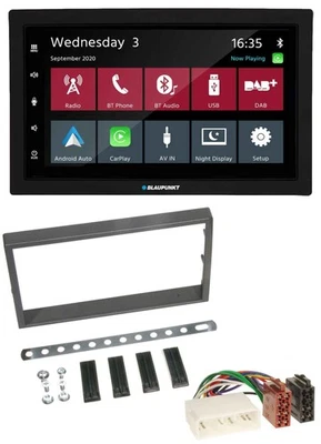 Blaupunkt DAB Bluetooth USB MP3 2DIN Autoradio für SSangYong Kyron ab 2005 - Bild 1 von 4