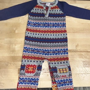 Hannah Anderson wool blend Romper size 80 18-24 Months - Picture 1 of 6