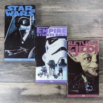 1995 Star Wars Trilogy VHS Set– Faces Edition Original Versions All Tested  - Image 1 of 4