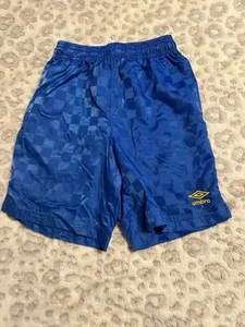 Umbro Athletic Shorts Youth Sz M 8/10 Blue T14 - Picture 1 of 5