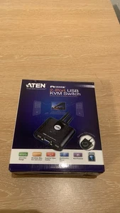 ATEN CS22U 2-Port KVM Switch, VGA 2x USB, Tastatur-Maus-Umschalter - Bild 1 von 6
