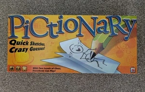 Pictionary Board Game - Quick Sketches, Crazy Guesses COMPLETE - all pieces - Picture 1 of 2