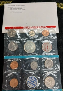 1970 US Mint Treasury Department 40% Silver Mint Set small date  TP 10327 - Picture 1 of 4