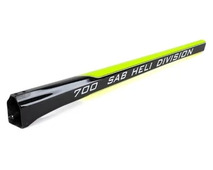 SAB Goblin Carbon Fiber Tail Boom (700 Size) (Yellow/Carbon) [SABH0930-S] - Picture 1 of 2