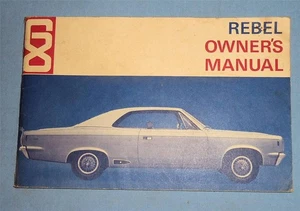 1968 Rebel American Motors SST Owners Manual Maintenance Operation  3190883 - Bild 1 von 1