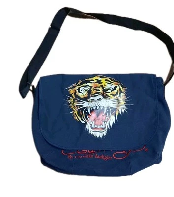 Ed Hardy на Christian Audigier синий тигр наплечная сумка - Изображение 1 из 4