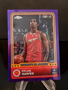 2024 Topps Chrome Mcdonald's All American - Dylan Harper #38 Purple /150 (RC)🔥 - Picture 1 of 2