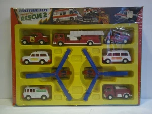 Tootsie Toy Emergency Rescue 2 Set 1830 in OVP - Vintage 1975 Feuerwehr - Bild 1 von 7