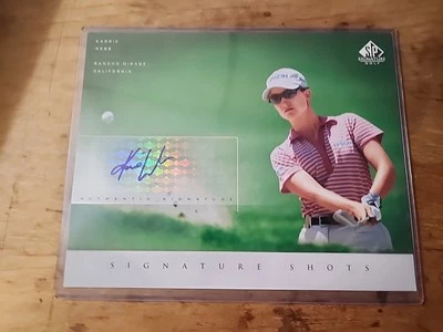Karrie Webb 2004 SP Signature Golf "Signature Shots" 8x10 foto autógrafa Foto 1 de 4