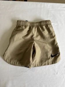 Nike Boy’s Dr-Fit Brown Athletic Shorts Size 4 - Picture 1 of 3