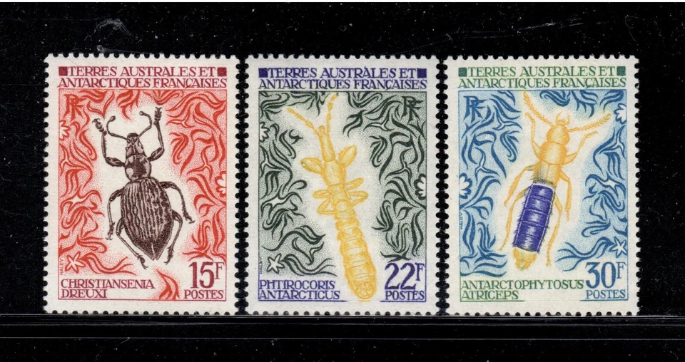 TAAF 1973 "Insects" full set cv 59e mnh og - Image 1 of 1