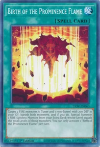 Geburt der Prominenzflamme x3 LIOV-DE063 Yu-Gi-Oh! TCG 1st ed Common Playset - Bild 1 von 1