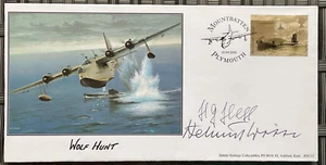 HESS & WITTE, Top German U-Boats Commanders, Signed 2001 Wolf Hunt FDC WW11 - Picture 1 of 9
