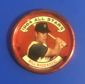 1964 Topps COINS SET BREAK #143 BILL MAZEROSKI ALL STAR HOF PIRATES (SB2) - Picture 1 of 1