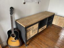 Handmade wooden TV cabinet