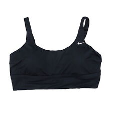 Nike Swim Top Black Midkini Adjustable Essential Scoop Neck Women’s 2XL