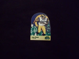 1996 PLAYOFF PRIME X's & O's # 145 ISSAC BRUCE DIE-CUT - Picture 1 of 2