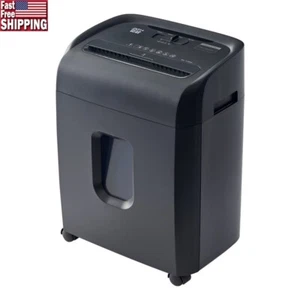 10-Sheet Micro-Cut Paper Shredder High Security Overheat Protection Jam Clear - Picture 1 of 8