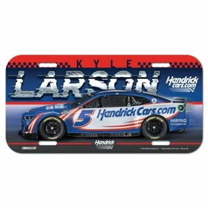 Kyle Larson 2022 Wincraft #5 Hendrickcars.com Poly License Plate! - Picture 1 of 1
