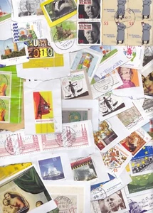 1000 Sondermarken 55 Cent-Werte, nassklebend, gestempelt auf Papier. - Bild 1 von 1