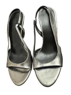 Sandalias Balenciaga de Cuero con Cordones Sandalias Metálicas, Zapatos Talla 361/2 EE. UU. 6 Foto 1 de 4