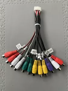 DUAL XDVD600, DV737MB INPUT & OUTPUT AV RCA HARNESS - Picture 1 of 6
