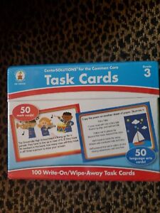 Carson Dellosa Task Cards Grade 3, 50 Language Art Cards New Sealed 