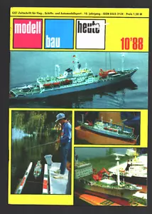 modellbau heute 10/88 10/1988 + Plan Hubschrauber Kamow Ka-32 fest im Heft - Bild 1 von 5