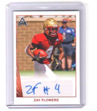 ZAY FLOWERS 2021 LEAF BRONZE AUTOGRAPH CARD # BA-ZF1 NUMBERED 89/99
